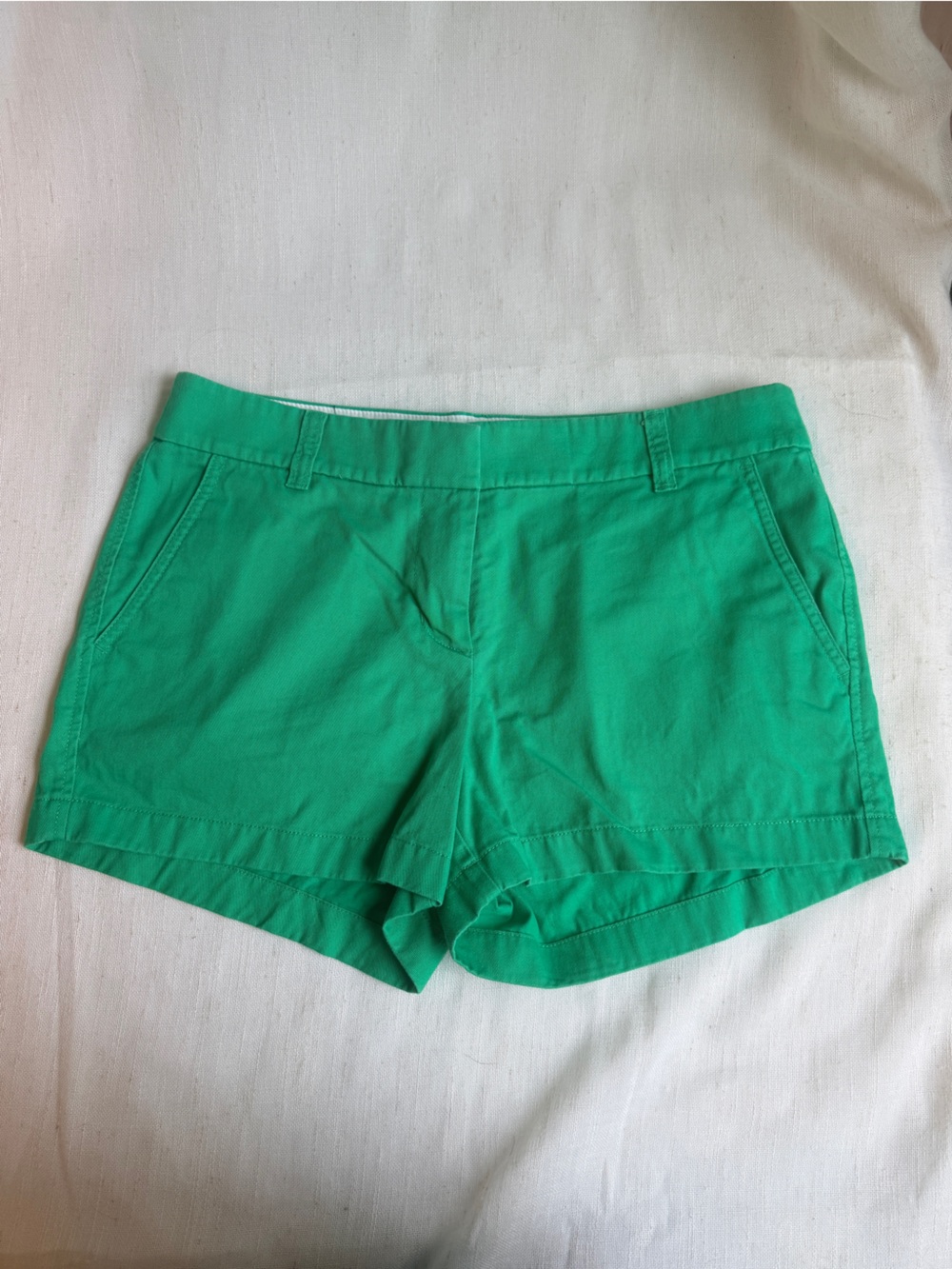 J.Crew Factory 3.5” Classic Chino Shorts Kelly Green Size 6 H5616